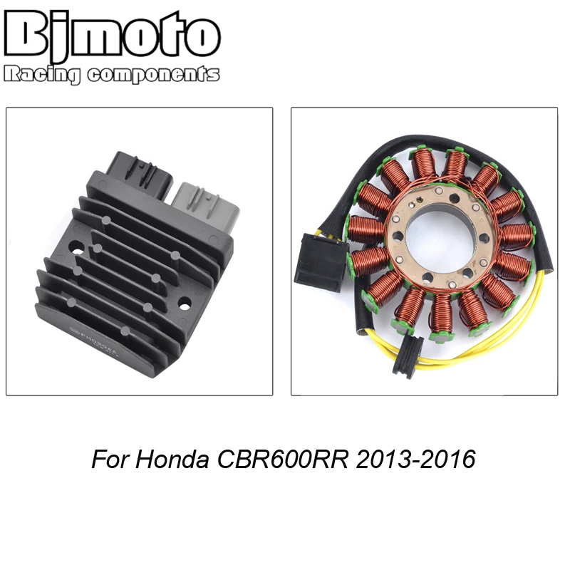 BJMOTO Motorcycle Voltage Regulator Rectifier + Stator Coil For Honda CBR600RR CBR 600 RR 2013-2016 2014 2015
BJMOTO Motorcycle Voltage Regulator Rectifier + Stator Coil For Honda CBR600RR CBR 600 RR 2013-2016 2014 2015