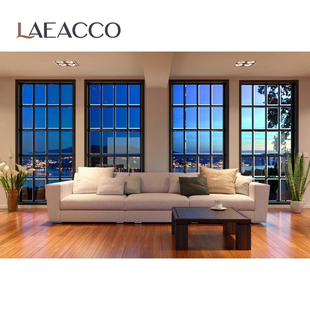 Laeacco Photography Backdrops Modern Living Room Sofa Window City Night Scenic Interior Photocall Photo Background Photo Studio
Laeacco Photography Backdrops Modern Living Room Sofa Window City Night Scenic Interior Photocall Photo Background Photo Studio