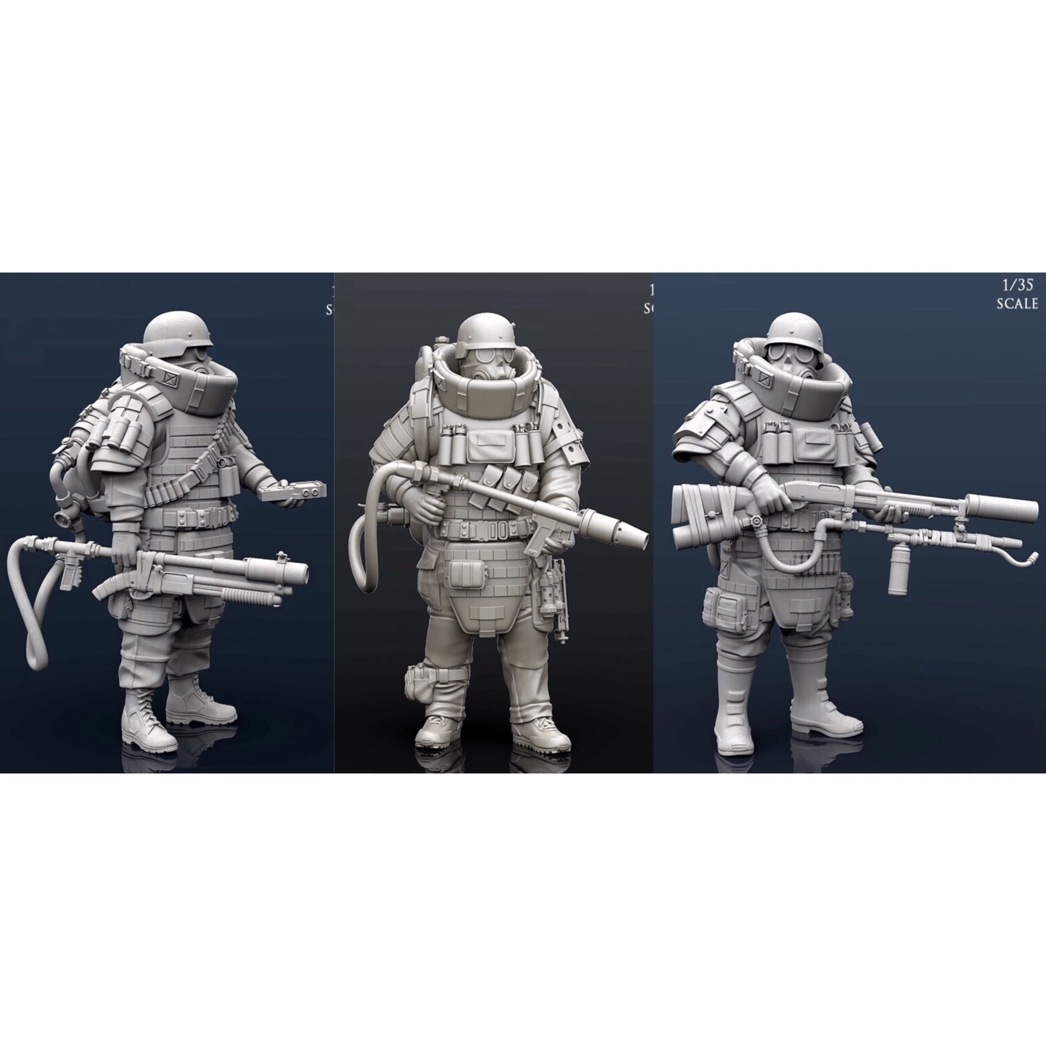 Фигурка модели из смолы 1/35, GK, 3 фигурки, комплект в разобранном и неокрашенном виде
Фигурка модели из смолы 1/35, GK, 3 фигурки, комплект в разобранном и неокрашенном виде