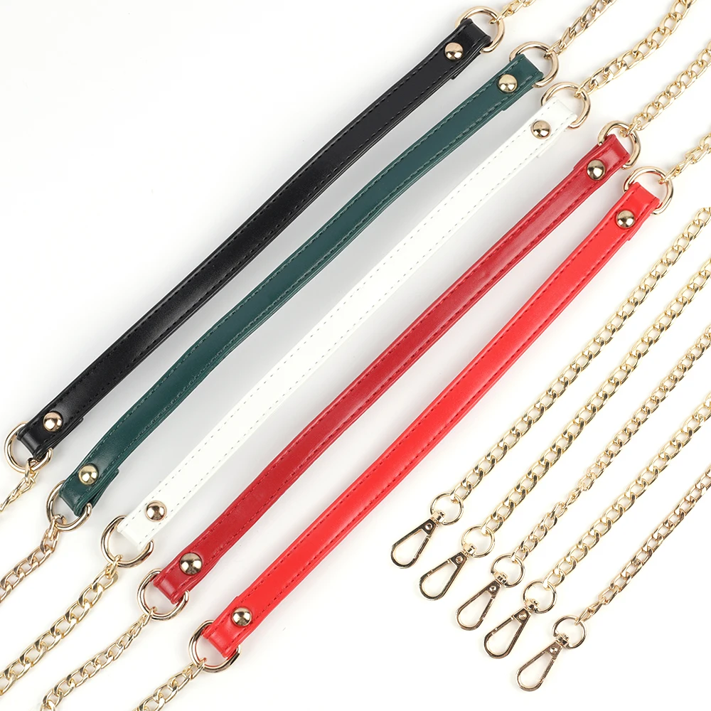 Metal Chain PU Leather Bag Strap For DIY Handbag Handles Shoulder Crossbody Strap Accessories Bag Handles
Metal Chain PU Leather Bag Strap For DIY Handbag Handles Shoulder Crossbody Strap Accessories Bag Handles