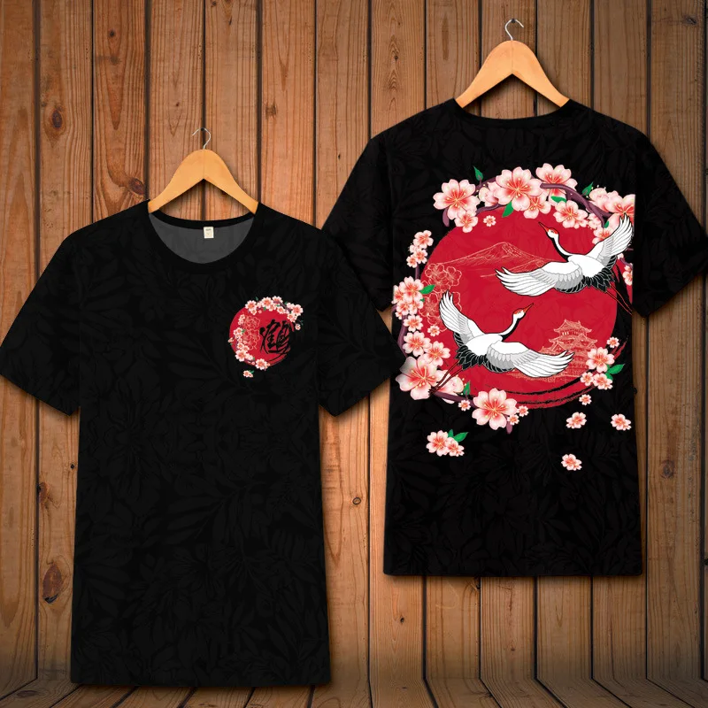 Crane flower pattern 3d print fashion slim short sleeve t shirt Summer 2019 New quality soft breathable luxury t shirt men S-6XL
Crane flower pattern 3d print fashion slim short sleeve t shirt Summer 2019 New quality soft breathable luxury t shirt men S-6XL