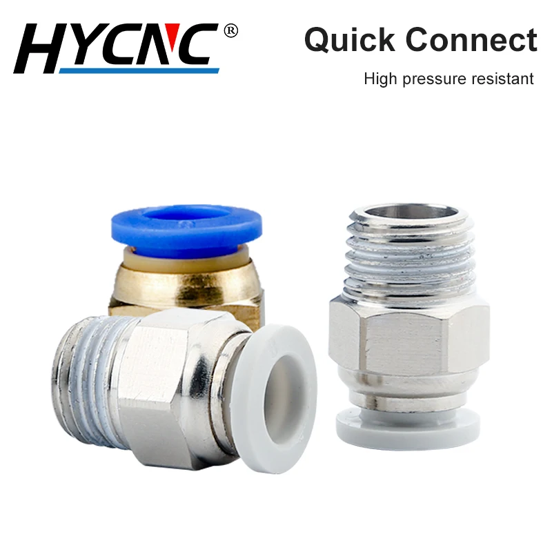 PC Air Pneumatic Connector Quick Connector 6mm 8mm 10mm External Thread 1/4 1/2 1/8 3/8 Compression Hose Pipe Plug
PC Air Pneumatic Connector Quick Connector 6mm 8mm 10mm External Thread 1/4 1/2 1/8 3/8 Compression Hose Pipe Plug