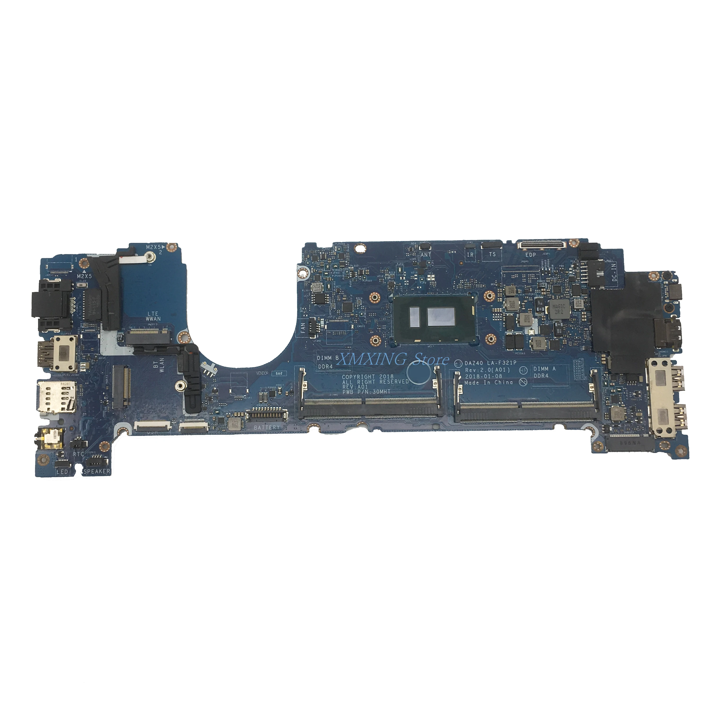 FULCOL для DELL Latitude 7490 E7490 Материнская плата ноутбука I7-8650U Процессор LA-F321P CN-0NFCCJ 0NFCCJ протестированная 100% работа
FULCOL для DELL Latitude 7490 E7490 Материнская плата ноутбука I7-8650U Процессор LA-F321P CN-0NFCCJ 0NFCCJ протестированная 100% работа
