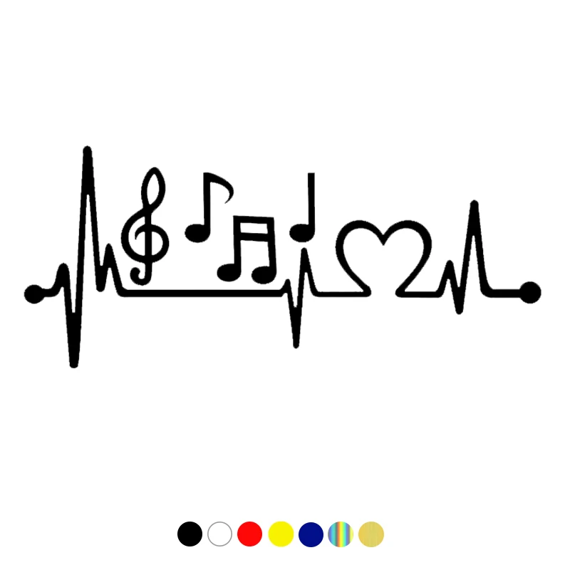 CS-10383# Vinyl Decal Music Notes Heartbeat Car Sticker Waterproof Auto Decors on Truck Bumper Rear Window Choose Size
CS-10383# Vinyl Decal Music Notes Heartbeat Car Sticker Waterproof Auto Decors on Truck Bumper Rear Window Choose Size