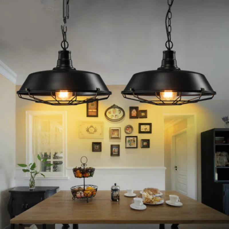 Energy Saver-Industrial style pendant light Retro hanging lamps vintage chandelier American loft home lighting fixtures
Energy Saver-Industrial style pendant light Retro hanging lamps vintage chandelier American loft home lighting fixtures