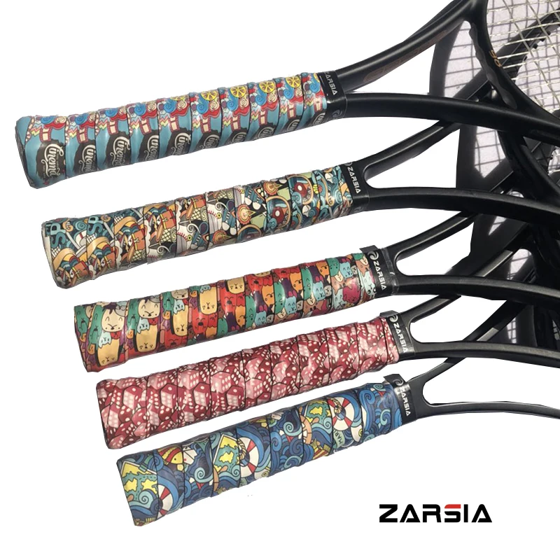 100pcs Wholesales ZARSIA NEW 2021 printing colorful tennis overgrips, an-ti slip tbadminton racket over grip Ice hockey grip
100pcs Wholesales ZARSIA NEW 2021 printing colorful tennis overgrips, an-ti slip tbadminton racket over grip Ice hockey grip