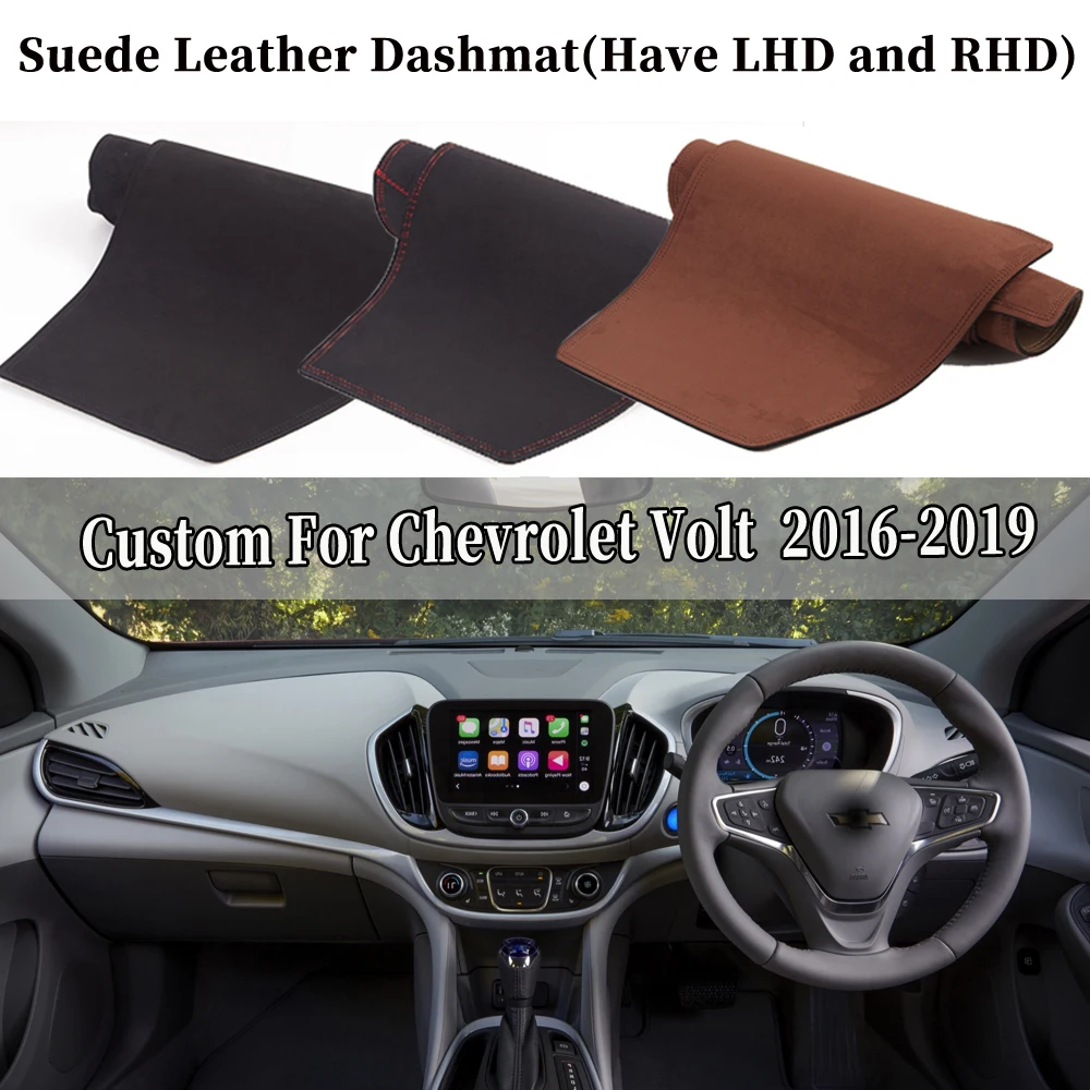 Accessories Car-styling Suede Leather Dashmat Dashboard Cover Dash Mat Carpet Custom For Chevrolet Volt G2 2016 2017 2018 2019
Accessories Car-styling Suede Leather Dashmat Dashboard Cover Dash Mat Carpet Custom For Chevrolet Volt G2 2016 2017 2018 2019