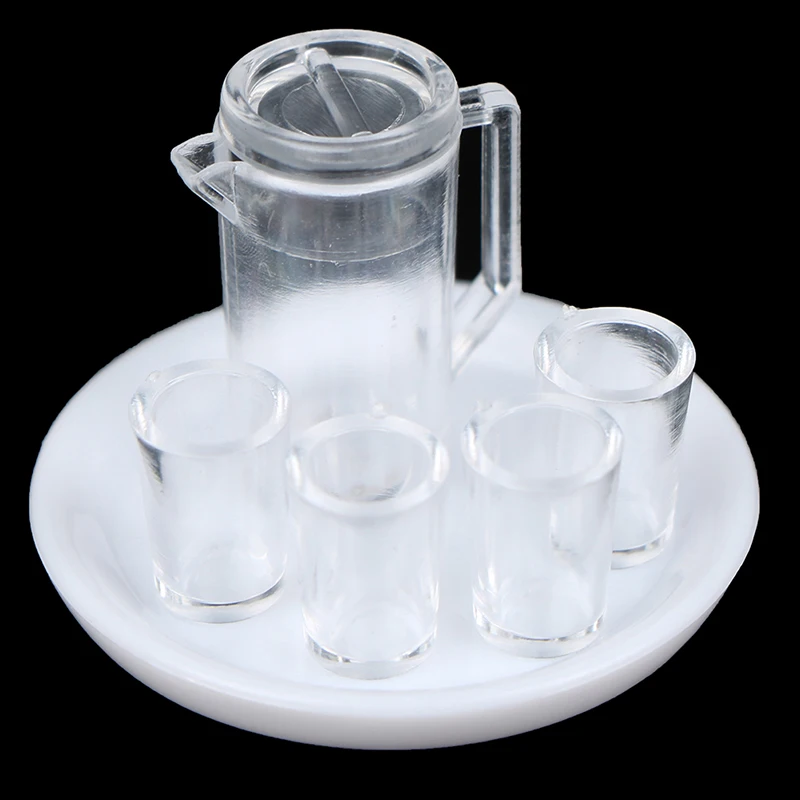 1/12 Dollhouse Miniature Kettle Water Cup Tray Set Accessories Kitchen Model Furniture Toys for Doll House Decoration
1/12 Dollhouse Miniature Kettle Water Cup Tray Set Accessories Kitchen Model Furniture Toys for Doll House Decoration