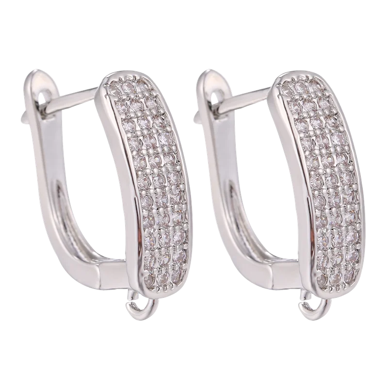 Juya DIY Gold/Silver Color Fastener Shvenzy Ear Wire Earring Hooks Accessories For Handmade Charms Bridal Earrings Making
Juya DIY Gold/Silver Color Fastener Shvenzy Ear Wire Earring Hooks Accessories For Handmade Charms Bridal Earrings Making
