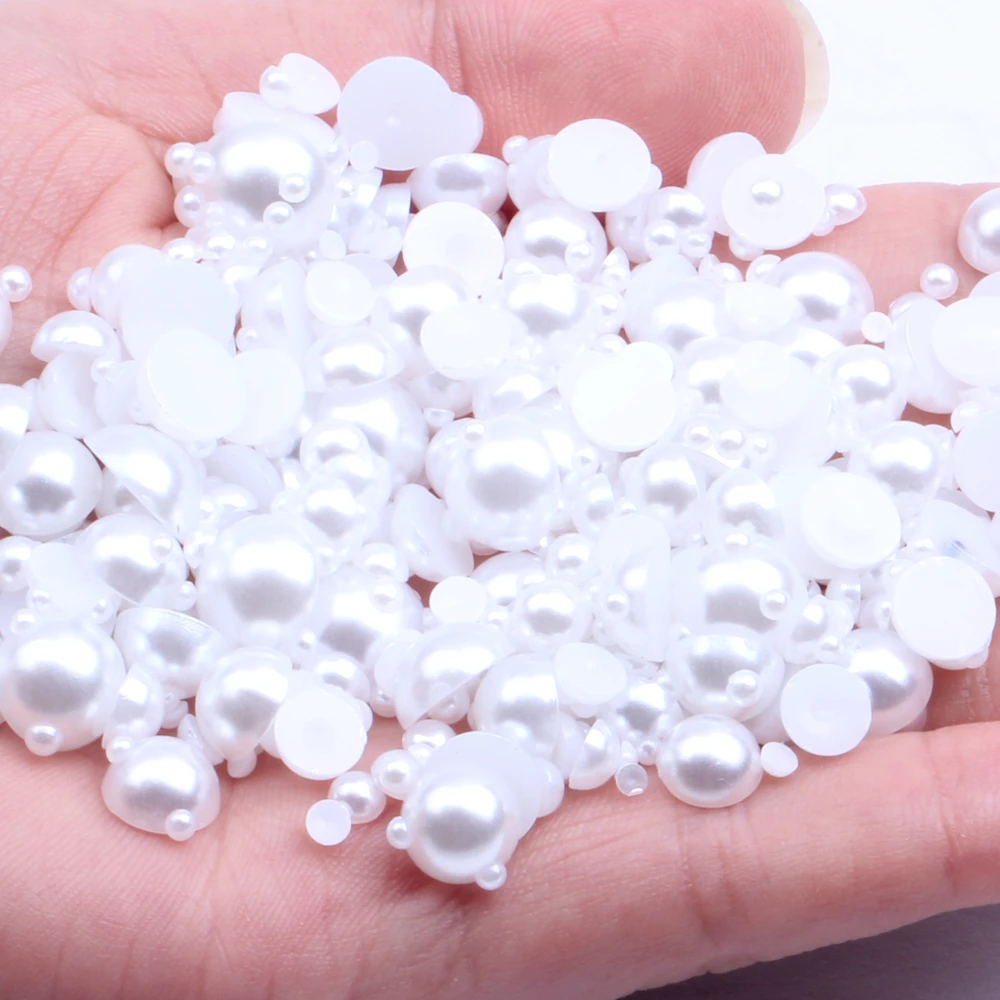 Half Round Pearls 500pcs/pack 22g Flatback White Half Round Pearl Beads For Jewelry Making And Nail Art High Quality Pearl Beads
Half Round Pearls 500pcs/pack 22g Flatback White Half Round Pearl Beads For Jewelry Making And Nail Art High Quality Pearl Beads