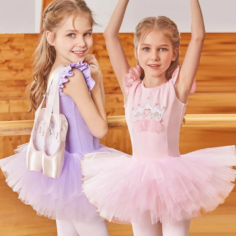 Girls Ballet Tutu Tulle Dress Sleeveless Gymnastics Leotard Diamond Pink Bow Pattern Ballet Leotard For Girl Ballerina Costumes
Girls Ballet Tutu Tulle Dress Sleeveless Gymnastics Leotard Diamond Pink Bow Pattern Ballet Leotard For Girl Ballerina Costumes