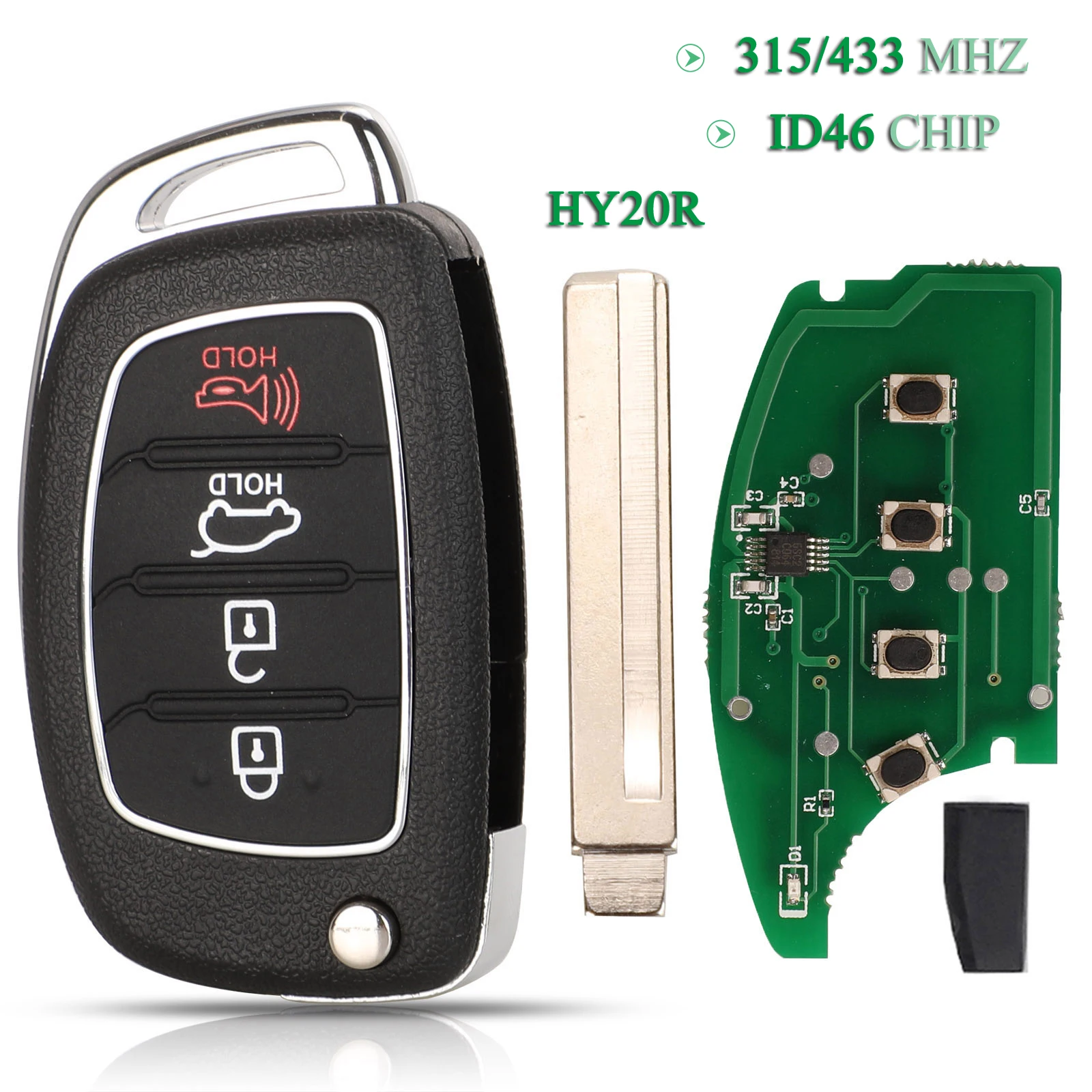 Jingyuqin для Hyundai Solaris Accent Tucson l10 l20 l30 Kia Rio Ceed FOB 4 кнопки 315 МГц/433 МГц ID46 чип умный дистанционный ключ для автомобиля 
Jingyuqin для Hyundai Solaris Accent Tucson l10 l20 l30 Kia Rio Ceed FOB 4 кнопки 315 МГц/433 МГц ID46 чип умный дистанционный ключ для автомобиля