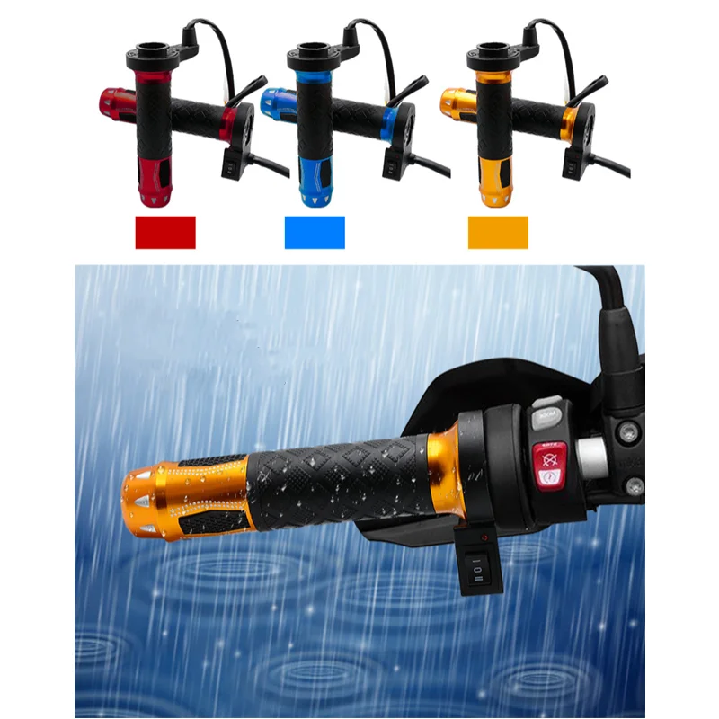 Motorcycle Electric Heated Grips Motorbike Hot Grip ATV Scooter 22mm 7/8" Handlebar Hand Warmer Aluminum 12V
Motorcycle Electric Heated Grips Motorbike Hot Grip ATV Scooter 22mm 7/8" Handlebar Hand Warmer Aluminum 12V