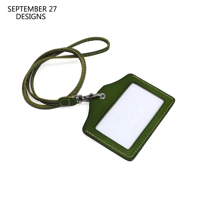 ID Badge For Office Work Genuine Leather Handmade Simple Identity Bus Card Bag Cowhide Neck Lanyard Mini Purses
ID Badge For Office Work Genuine Leather Handmade Simple Identity Bus Card Bag Cowhide Neck Lanyard Mini Purses