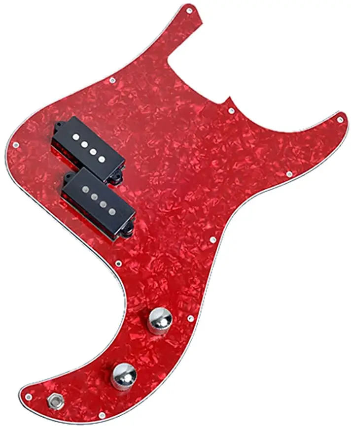 Upgrade Prewired Bass Pickguard Configuration Black WPB Pickup for Bass Guitar Professional Guitar Parts
Upgrade Prewired Bass Pickguard Configuration Black WPB Pickup for Bass Guitar Professional Guitar Parts