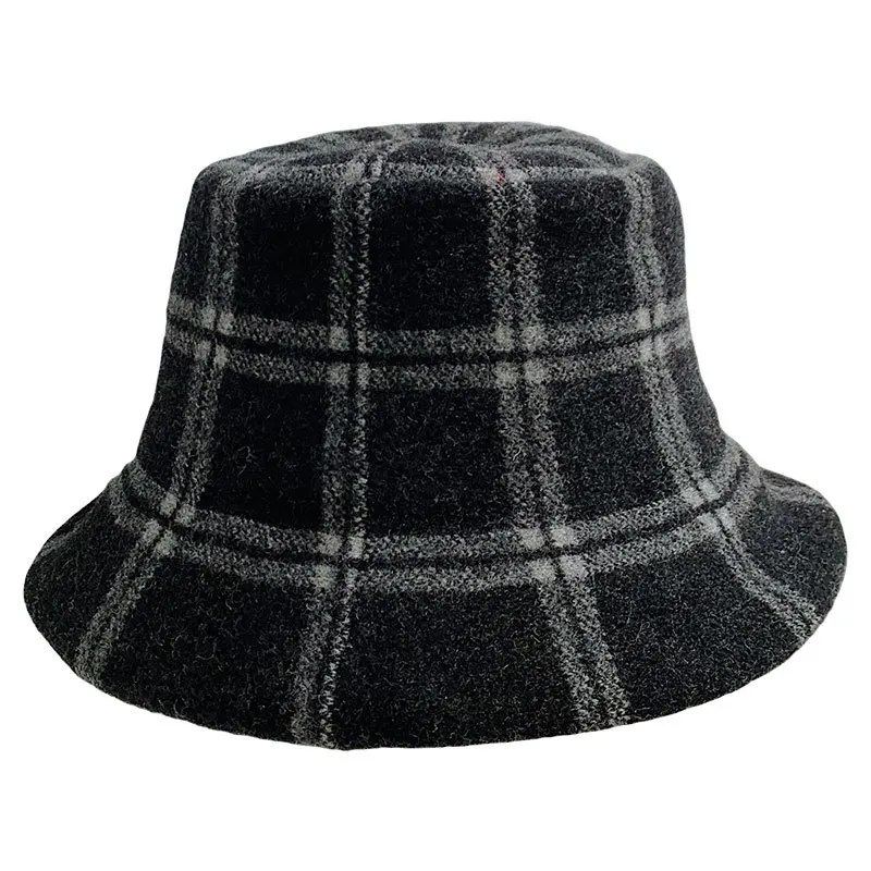 Wool Versatile Fashion Plaid Autumn and Winter Women's Fisherman's Cap Basin Cap
Wool Versatile Fashion Plaid Autumn and Winter Women's Fisherman's Cap Basin Cap