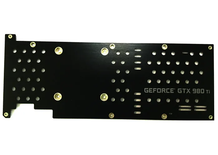 Новая Общественная версия geforce GTX 980ti, металлическая Изолированная задняя панель из алюминиевого сплава, видеокарта
Новая Общественная версия geforce GTX 980ti, металлическая Изолированная задняя панель из алюминиевого сплава, видеокарта