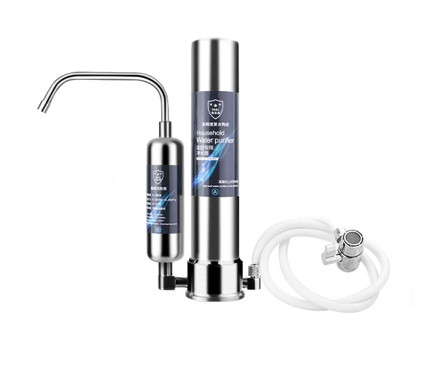2stages New water filter/countertop tap filter/ full 304 stainless steel water purifier with direct dirnking water solution
2stages New water filter/countertop tap filter/ full 304 stainless steel water purifier with direct dirnking water solution