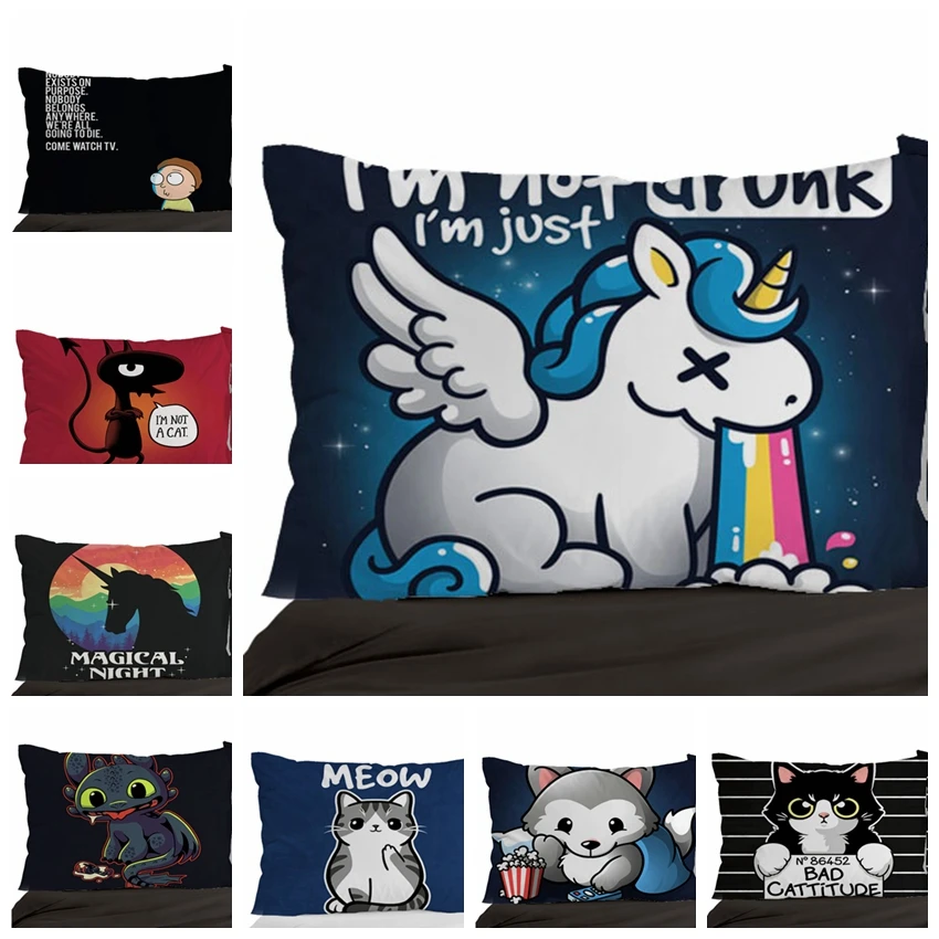 1PC Pillow Case unicorn Pillowcase Decorative Pillow Cover Cartoon Bedding for Kids Baby Boys Girls 70*70 50*70 50*75 45*45
1PC Pillow Case unicorn Pillowcase Decorative Pillow Cover Cartoon Bedding for Kids Baby Boys Girls 70*70 50*70 50*75 45*45