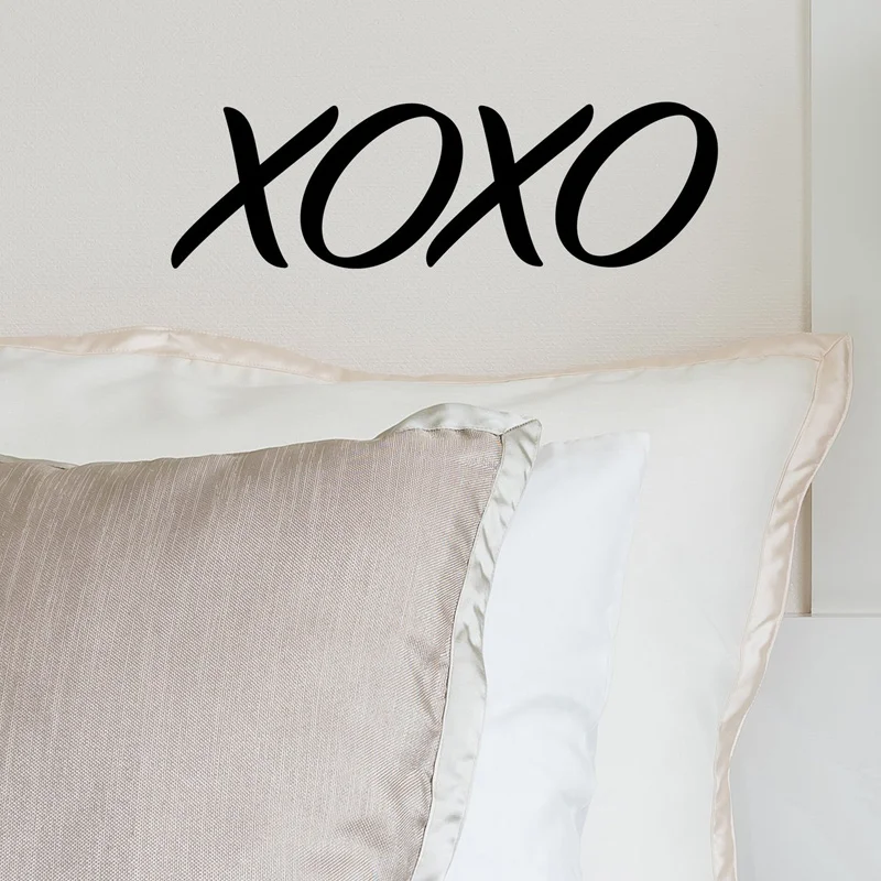 Couples Love XOXO Letter Sign Wall Decals Vinyl Modern Home Decor Master Bedroom Decoration Sticker Wall Art Design Murals S493 
Couples Love XOXO Letter Sign Wall Decals Vinyl Modern Home Decor Master Bedroom Decoration Sticker Wall Art Design Murals S493