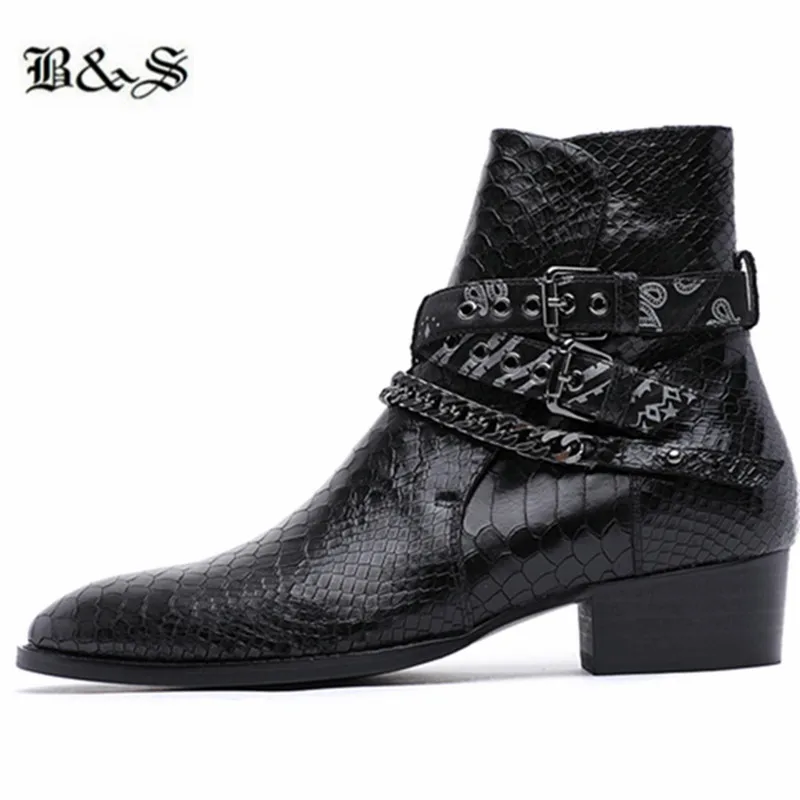 Black& Street wyatt bandana buckle strap Serpentine pointed toe Handmade boots jurdpur high top genuine leather boots
Black& Street wyatt bandana buckle strap Serpentine pointed toe Handmade boots jurdpur high top genuine leather boots