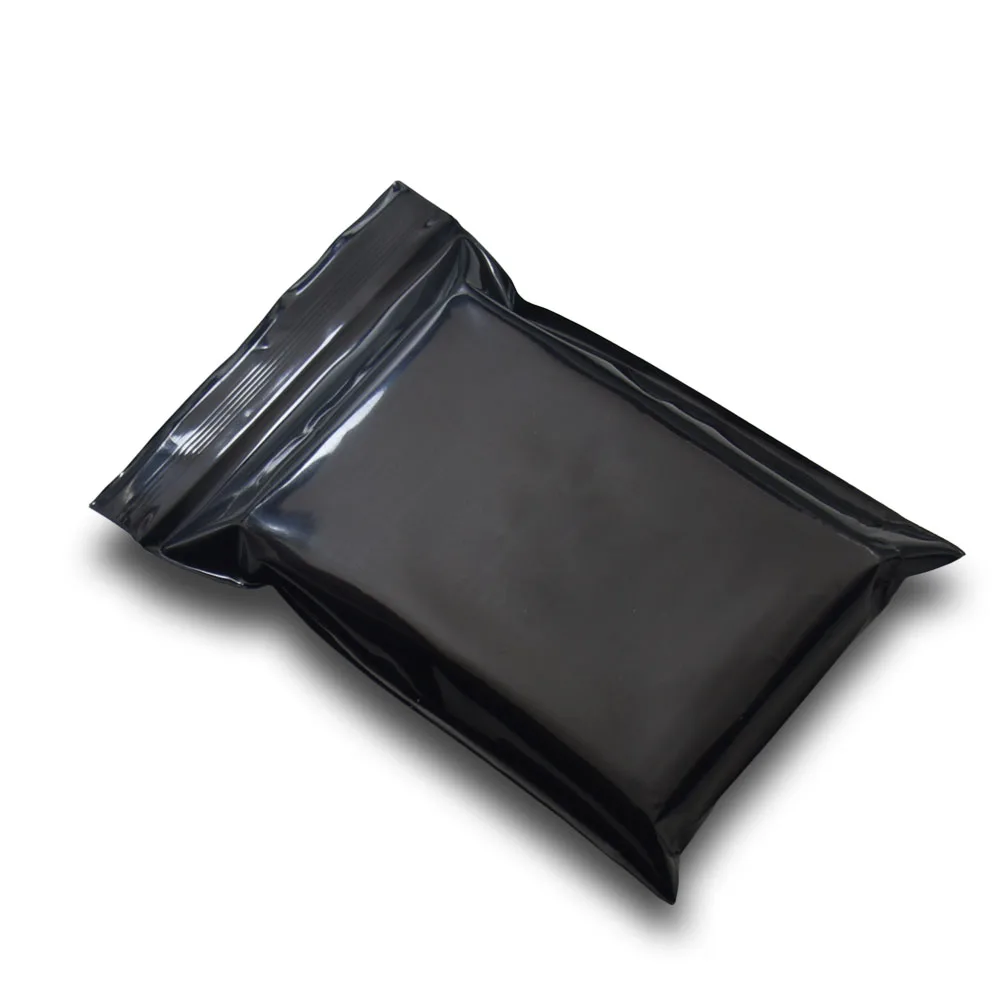 Reclosable Zip lock Black Opaque PE Plastic Package Bags Outdoor Travel Privacy Items Storage Light-Proof Packaging Zipper Bag
Reclosable Zip lock Black Opaque PE Plastic Package Bags Outdoor Travel Privacy Items Storage Light-Proof Packaging Zipper Bag