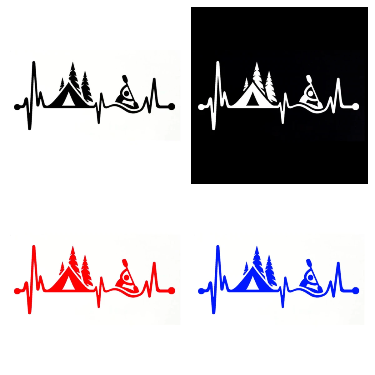 Beautiful Car Sticker Waterproof Motorcycle Camping Tent Kayak Heartbeat KK Decals Car Body Styling Vinyl KK PVC 15cm X 7cm
Beautiful Car Sticker Waterproof Motorcycle Camping Tent Kayak Heartbeat KK Decals Car Body Styling Vinyl KK PVC 15cm X 7cm