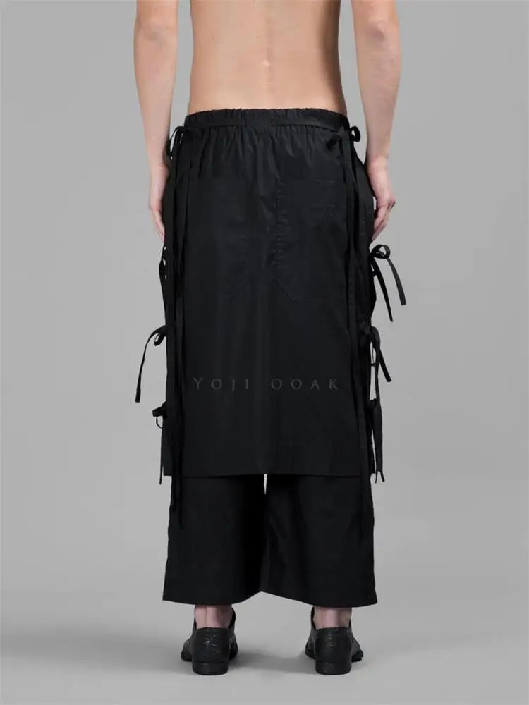 Spring And Autumn Men's New Tfringed Decomposition Double Decent Nine Pants Pant Line Ribbon Casual Pants Black Straight Pants
Spring And Autumn Men's New Tfringed Decomposition Double Decent Nine Pants Pant Line Ribbon Casual Pants Black Straight Pants