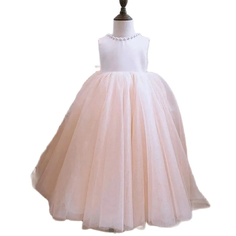 Pink A line Girl Pageant Dresses Tulle Girl Party Gown Pearl Bow Flower Girl Dress First Communion Dress Little Bride Dress
Pink A line Girl Pageant Dresses Tulle Girl Party Gown Pearl Bow Flower Girl Dress First Communion Dress Little Bride Dress