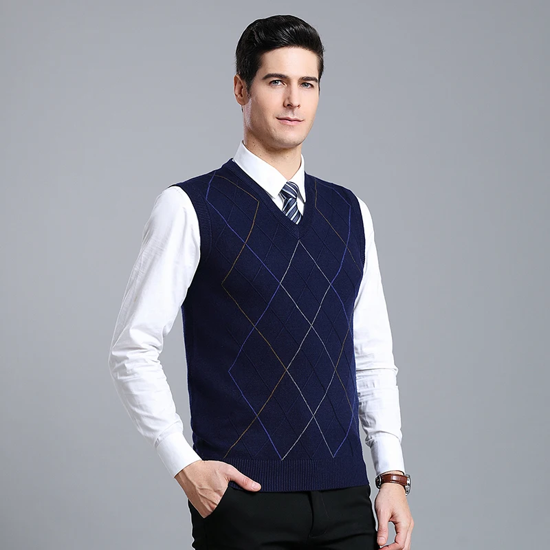 New arrival Male Winter Wool Vest Sweater men Sleeveless Casual Knitted V-neck fashion argyle sweater high quality
New arrival Male Winter Wool Vest Sweater men Sleeveless Casual Knitted V-neck fashion argyle sweater high quality
