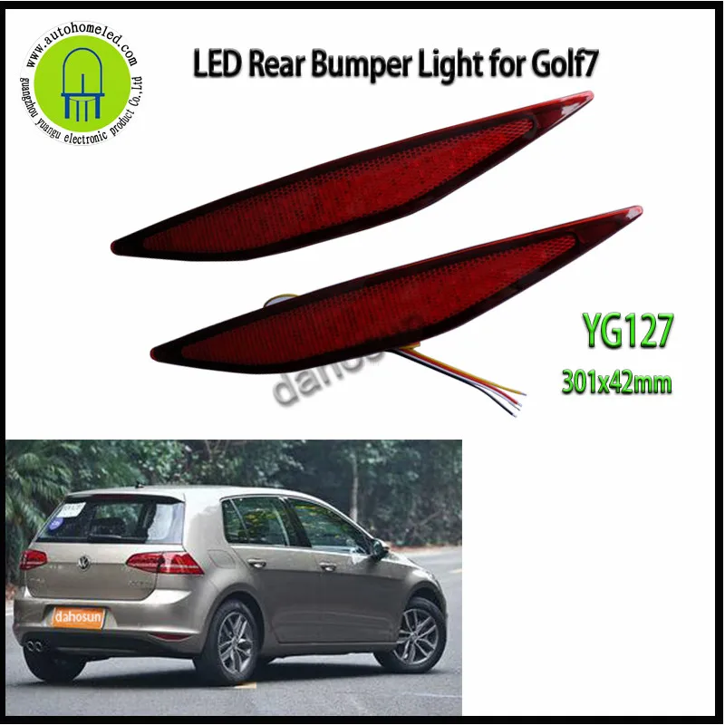 2 PCS LED Red Lens Rear Bumper Reflector Brake Parking Lights Brake Lamp For Golf 7 2013-2015 Turn Signal
2 PCS LED Red Lens Rear Bumper Reflector Brake Parking Lights Brake Lamp For Golf 7 2013-2015 Turn Signal