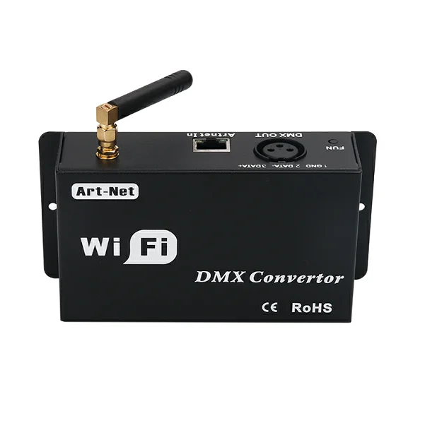 WF310 RGB Led Controller; New WiFi DMX Controller Controlled by Android or IOS System Wifi Multi Point Controller
WF310 RGB Led Controller; New WiFi DMX Controller Controlled by Android or IOS System Wifi Multi Point Controller