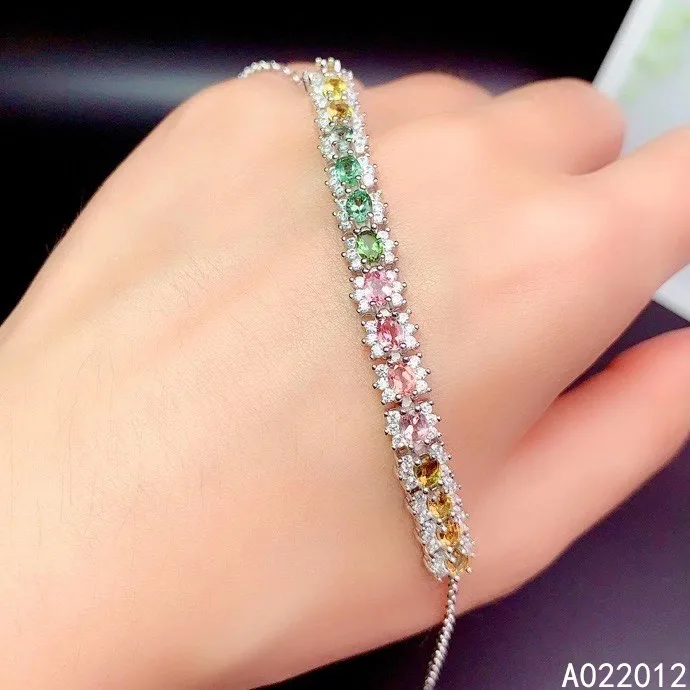 KJJEAXCMY Fine Jewelry Natural Tourmaline 925 Sterling Silver Exquisite New Girl Gemstone Hand Bracelet Support Test
KJJEAXCMY Fine Jewelry Natural Tourmaline 925 Sterling Silver Exquisite New Girl Gemstone Hand Bracelet Support Test