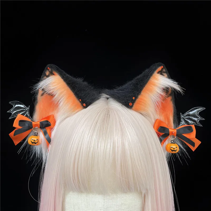 Halloween Pumpkin Decor Cat Ears Hair Hoop Headwear For KC Halloween Cosplay Party Game Costume Accessories
Halloween Pumpkin Decor Cat Ears Hair Hoop Headwear For KC Halloween Cosplay Party Game Costume Accessories