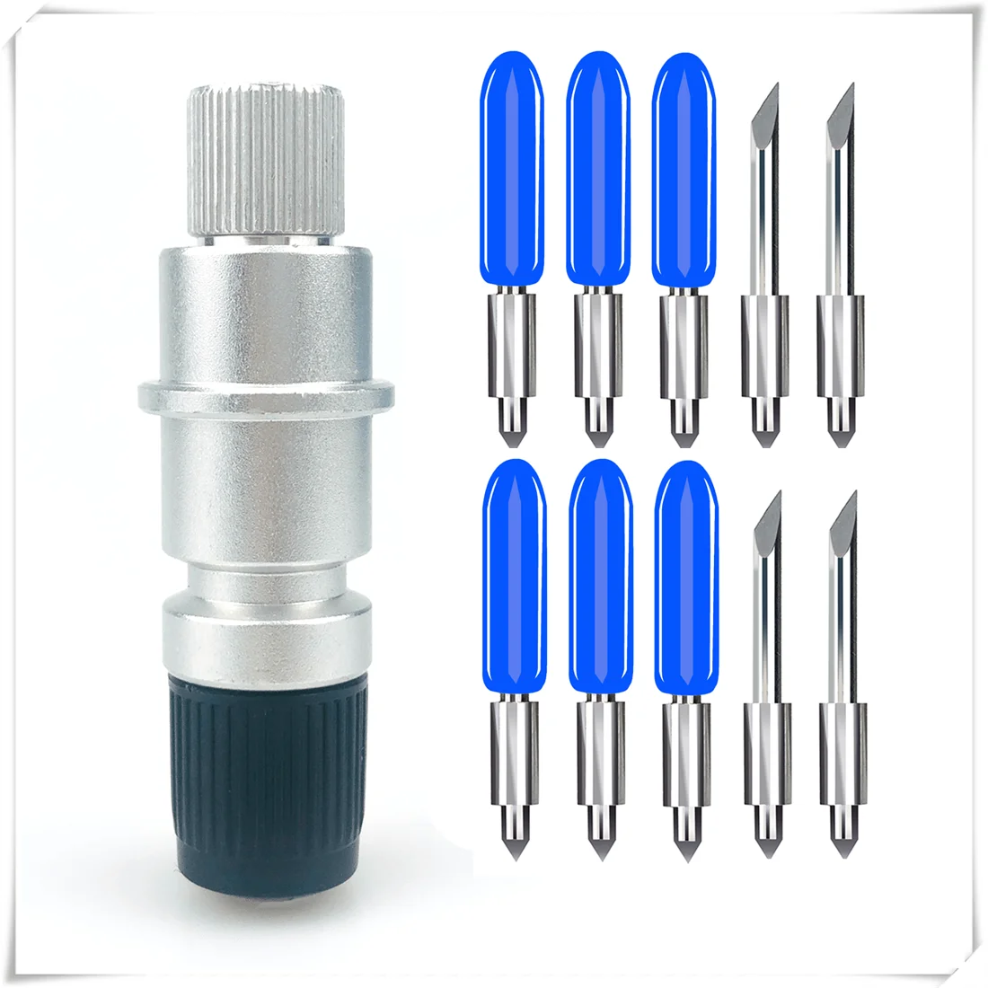 10pcs 60 Degree Graphtec CB15 Plotter Blades Vinyl Cutter Knife for Silhouette Cameo 1/2/3 Portrait 1/2+1pc Blade Holder
10pcs 60 Degree Graphtec CB15 Plotter Blades Vinyl Cutter Knife for Silhouette Cameo 1/2/3 Portrait 1/2+1pc Blade Holder