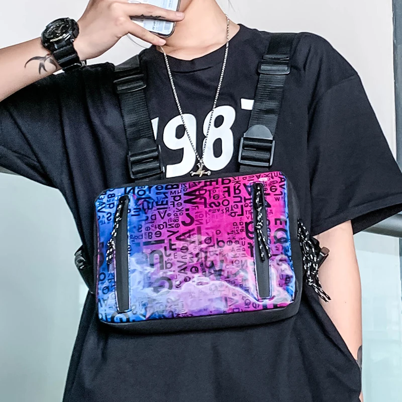 Chest Rig Bag Street Tactical Bags For Men 2020 New Reflective Functional Male Hip-hop Chest Bag Streetwear Men Waist Bag
Chest Rig Bag Street Tactical Bags For Men 2020 New Reflective Functional Male Hip-hop Chest Bag Streetwear Men Waist Bag
