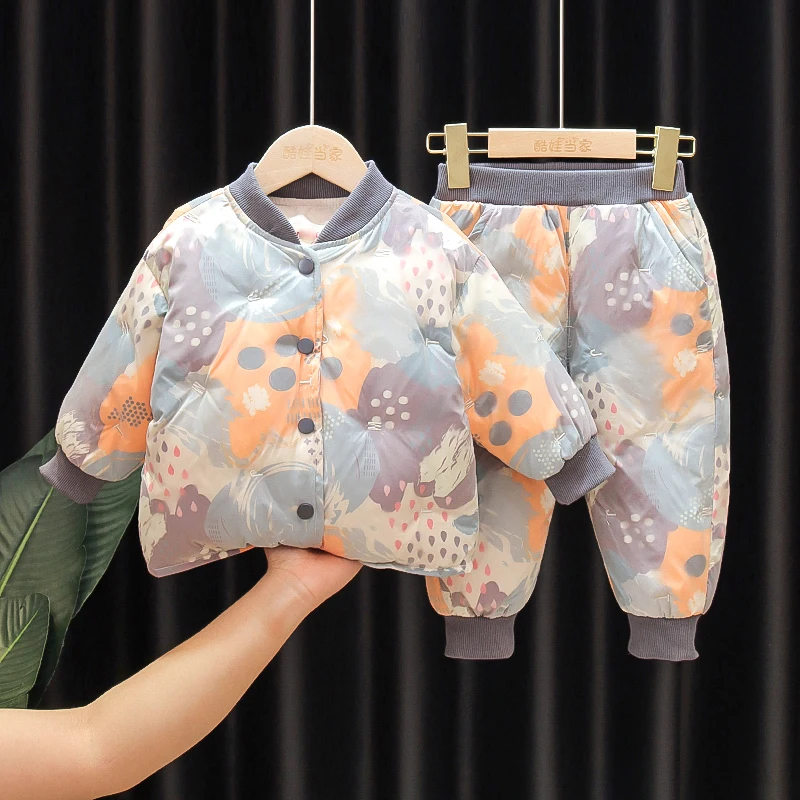 Winter Cartoon Kids Baby Clothes Sets Toddlers Baby Girls Boys Warm Down Parkas Coat+Pants 2Pcs Children Clothing Suits 1-5Y
Winter Cartoon Kids Baby Clothes Sets Toddlers Baby Girls Boys Warm Down Parkas Coat+Pants 2Pcs Children Clothing Suits 1-5Y