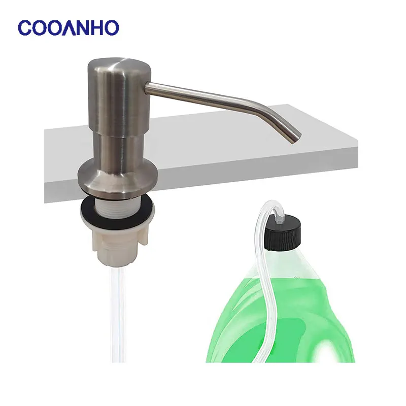 Кухонный дозатор для мыла со встроенной раковиной COOANHO (матовый никель), столешница для мыла с удлинительной трубкой 47 дюймов в комплекте
Кухонный дозатор для мыла со встроенной раковиной COOANHO (матовый никель), столешница для мыла с удлинительной трубкой 47 дюймов в комплекте