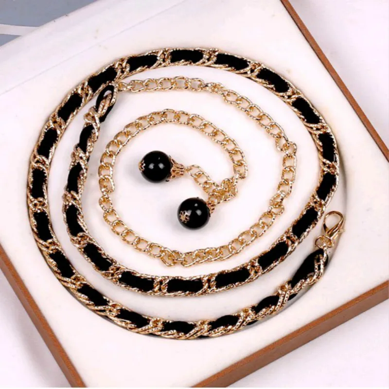 10 Kinds Women Metal Woven Belt Waist Chain Dress Decorative Korean Versatile With Sweater Accessories Braided Long Extended 155
10 Kinds Women Metal Woven Belt Waist Chain Dress Decorative Korean Versatile With Sweater Accessories Braided Long Extended 155