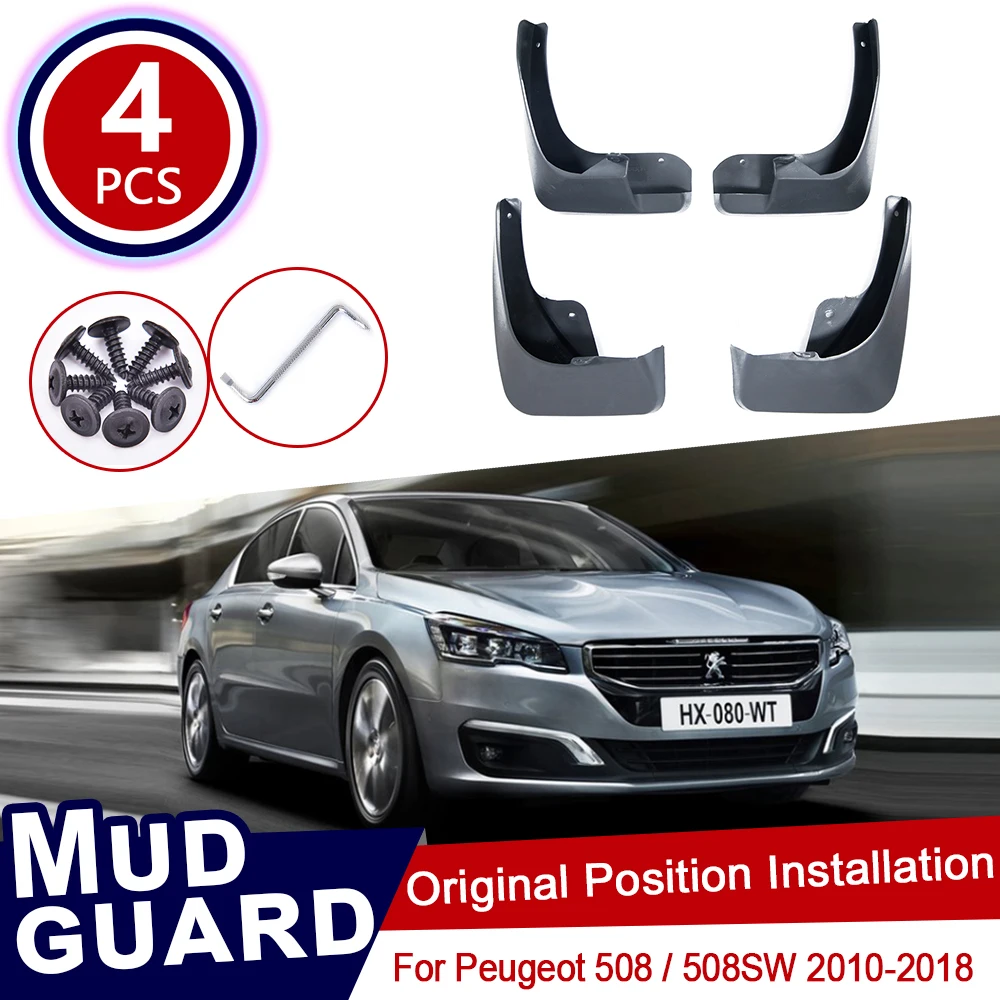for Peugeot 508 SW 508SW 2010~2018 Mud Flaps Mudguard Splash Guards Fender Mudflaps Car Accessories 2013 2015 2015 2016 2017
for Peugeot 508 SW 508SW 2010~2018 Mud Flaps Mudguard Splash Guards Fender Mudflaps Car Accessories 2013 2015 2015 2016 2017