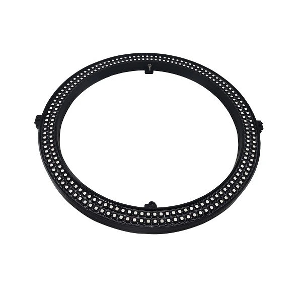 DMX512 Pixel Ring DC24V 240Leds 60Pixels 3535RGB D245mm 40W 10inch Addressable DMX Ring Round Milky Cover IP67 For DJ
DMX512 Pixel Ring DC24V 240Leds 60Pixels 3535RGB D245mm 40W 10inch Addressable DMX Ring Round Milky Cover IP67 For DJ