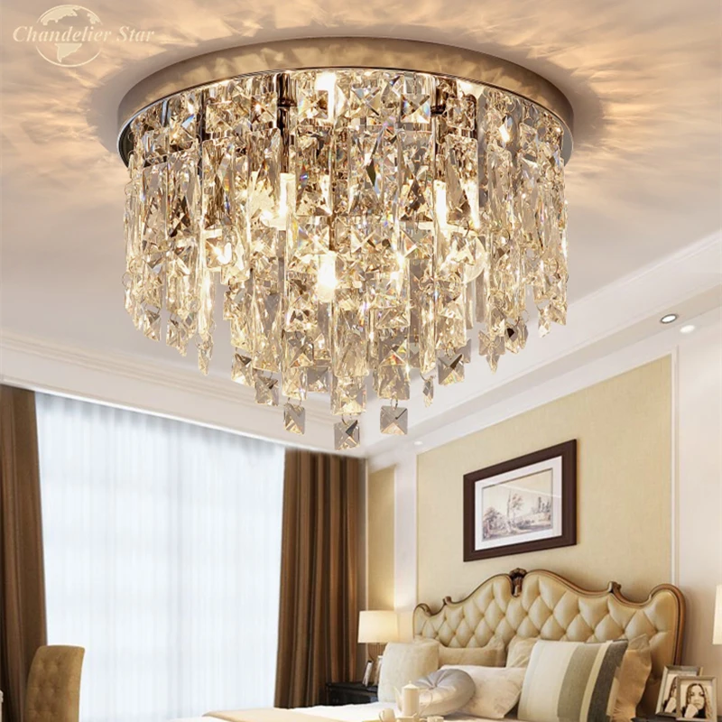 Modern Luxury LED Crystal Ceiling Lights Round Tassel Home Decoration Indoor Lighting for Kitchen Living Room Bedroom Room
Modern Luxury LED Crystal Ceiling Lights Round Tassel Home Decoration Indoor Lighting for Kitchen Living Room Bedroom Room