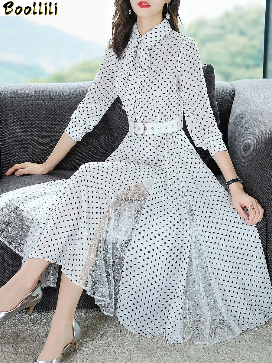 Maxi Vintage Chiffon Dress Women Clothes 2023 Spring Summer Elegant Polka Dot Party Dress Women Dresses Plus Size Vestido
Maxi Vintage Chiffon Dress Women Clothes 2023 Spring Summer Elegant Polka Dot Party Dress Women Dresses Plus Size Vestido