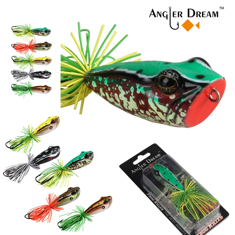 Fly Fishing Lure 1pcs/Lot Frog Killer Artificial VMC 3/0 Double Hook Top Water Floating Pink Bait Lure
Fly Fishing Lure 1pcs/Lot Frog Killer Artificial VMC 3/0 Double Hook Top Water Floating Pink Bait Lure