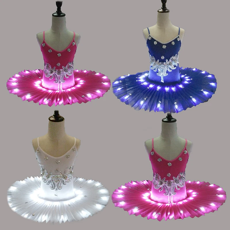 Women's Professional Ballet Skirt Kids' Swan Ballet LED Illuminate Tutu Dress 4colors 90-170cm Girl Hot drilling tutu skirt
Women's Professional Ballet Skirt Kids' Swan Ballet LED Illuminate Tutu Dress 4colors 90-170cm Girl Hot drilling tutu skirt