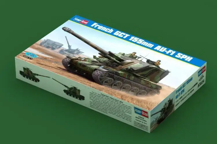 Модель Hobbyboss 1/35 83834 модель French GCT 155 мм AU-F1 самоходный гаубиватель
Модель Hobbyboss 1/35 83834 модель French GCT 155 мм AU-F1 самоходный гаубиватель