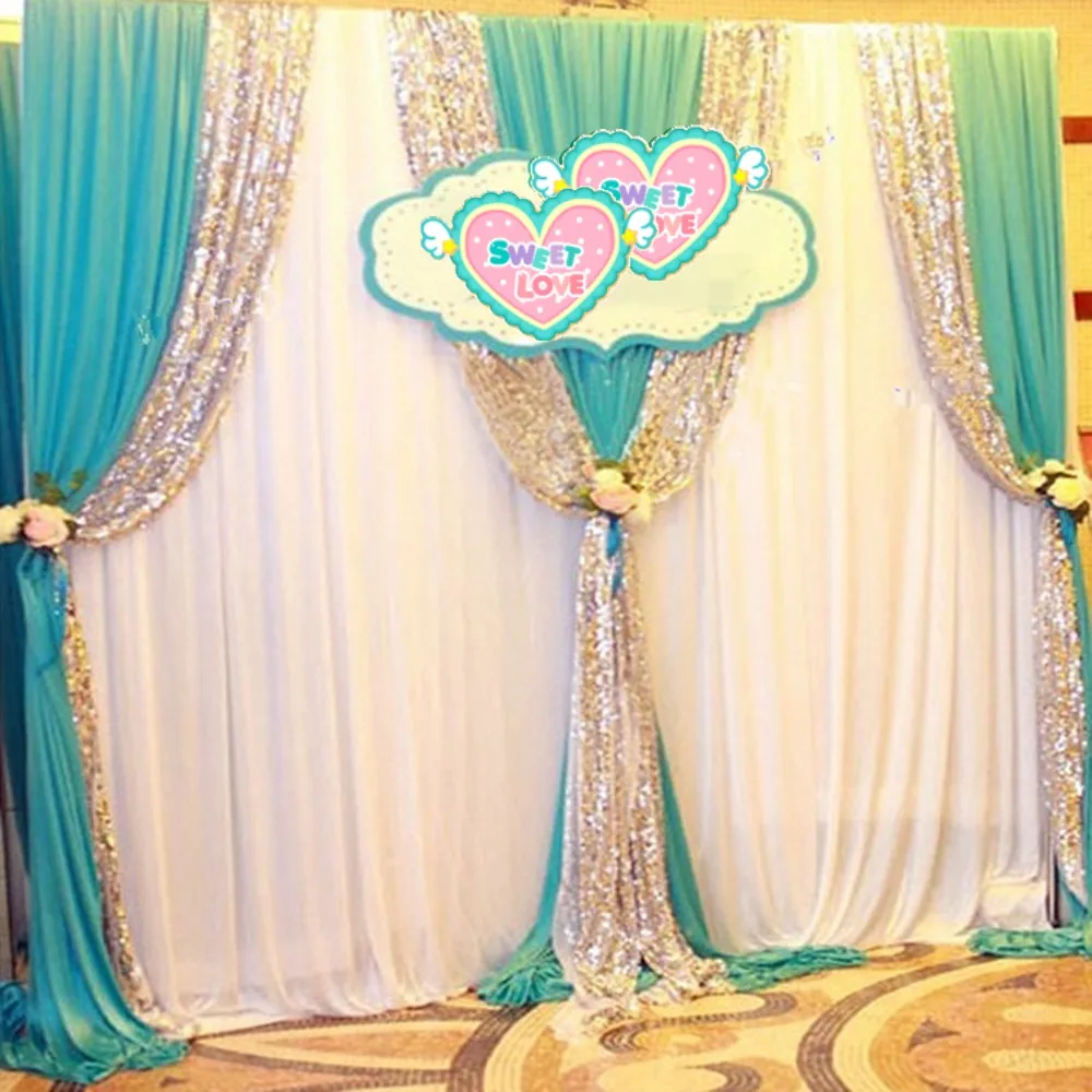 Express free shipping 3Mx3M New Design Wedding Backdrop Curtain with Swags for SALE
Express free shipping 3Mx3M New Design Wedding Backdrop Curtain with Swags for SALE