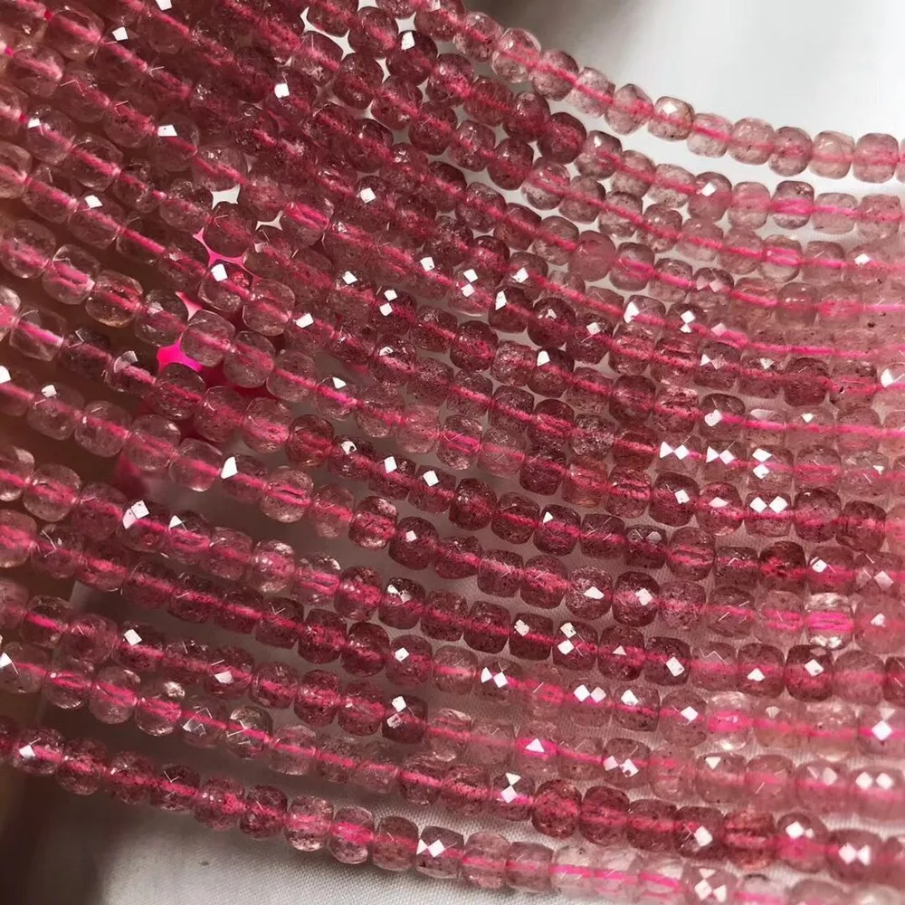 Strawberry quartz square faceted 4.5-5mm GRADIENT RED COLOE for DIY jewelry making loose beads FPPJ wholesale beads nature
Strawberry quartz square faceted 4.5-5mm GRADIENT RED COLOE for DIY jewelry making loose beads FPPJ wholesale beads nature