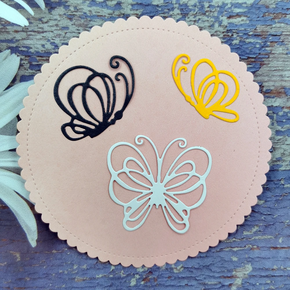 Three Butterflies Metal Cutting Dies Scrapbooking Die Cut Mold Album Card Making Decor Paper DIY Craft Handmade Die
Three Butterflies Metal Cutting Dies Scrapbooking Die Cut Mold Album Card Making Decor Paper DIY Craft Handmade Die