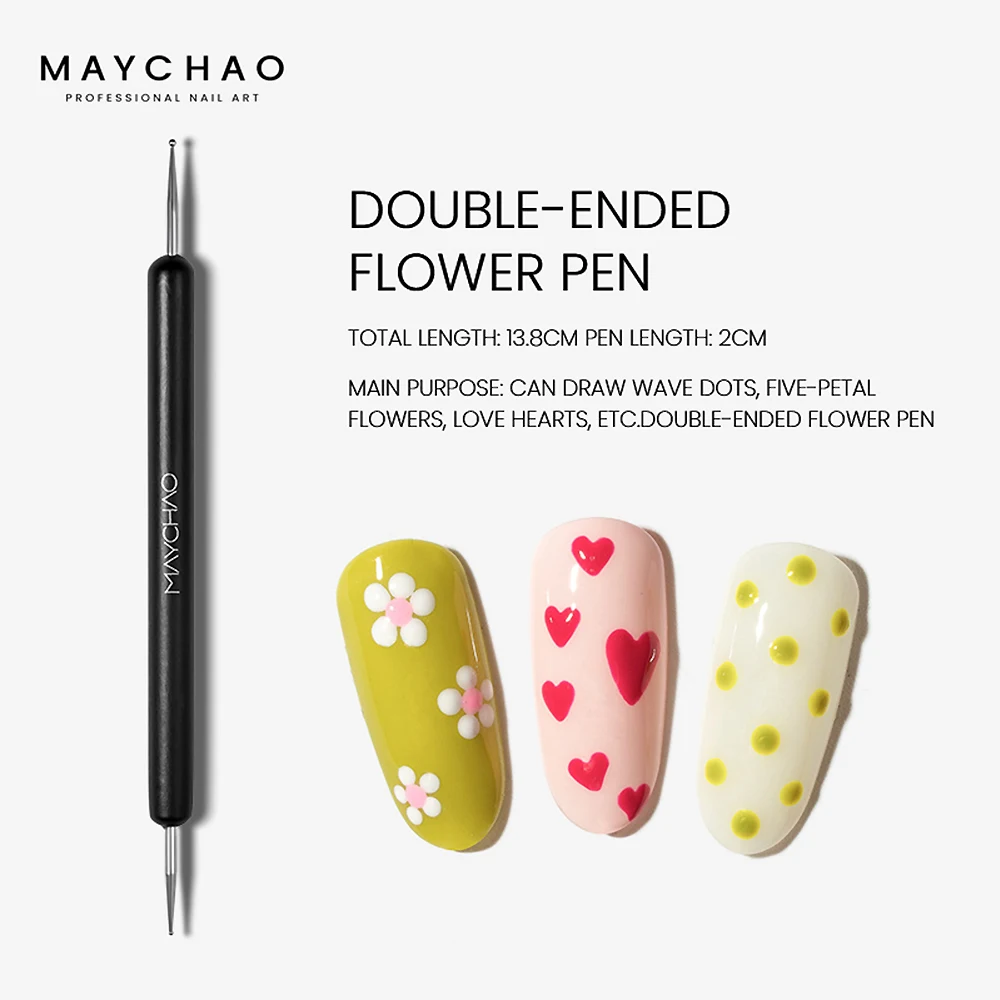 MAYCHAO 1PC Nail Art Dotting Pen Dual-ended Drawing Painting Rhinestones DIY Design Nail Art Dotting Tools Manicure Accessories
MAYCHAO 1PC Nail Art Dotting Pen Dual-ended Drawing Painting Rhinestones DIY Design Nail Art Dotting Tools Manicure Accessories